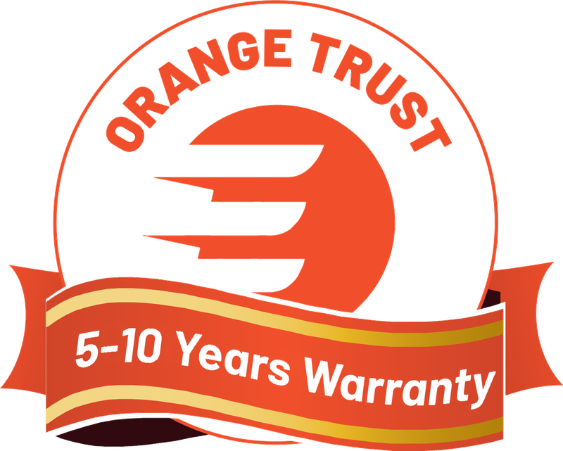 Orange Trust 5-10 Year Warranty program